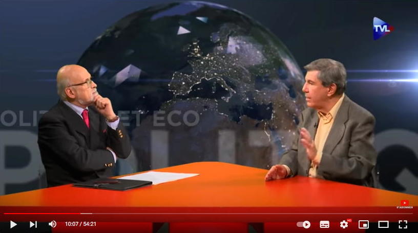 Screenshot. Pourquoi tant de haine contre la Russie - Politique & Eco no 325 avec Jacques Sapir - TVL 2021-12-20